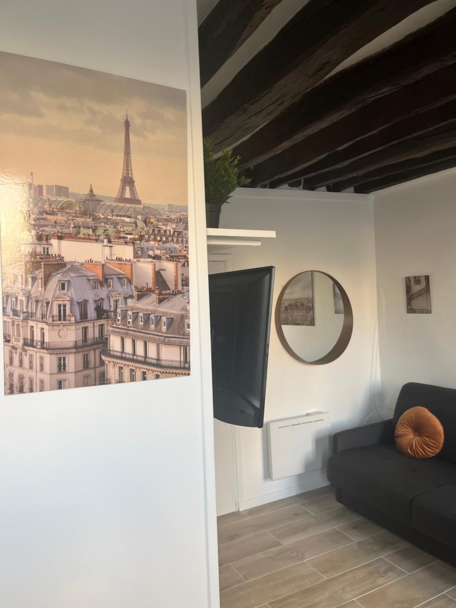 Charmant Studio Au Coeur Du Marais Paris Exteriör bild